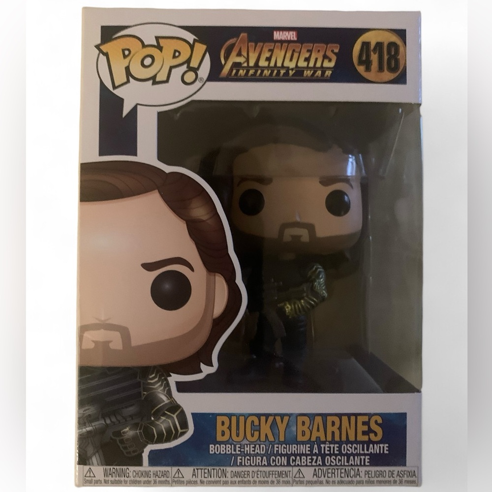 Funko Pop! Marvel: Infinity War Bucky w/ Weapon 418 NIB